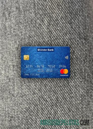 República da Irlanda Ulster Bank Mastercard Photolook Front modelo